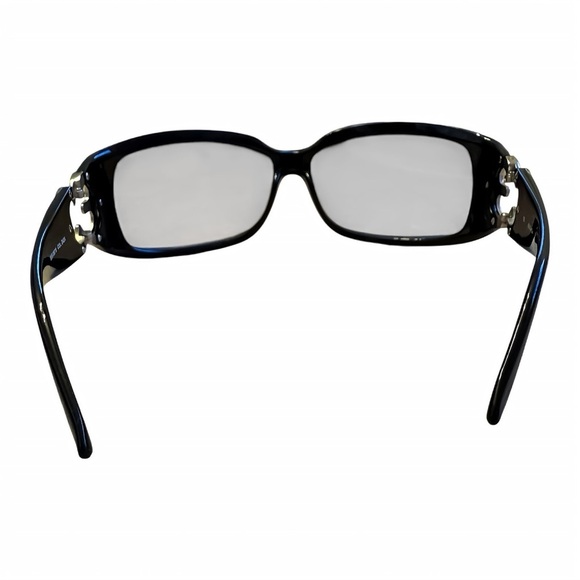 Escada SES 067S COL Z42X Black Rhinestone Logo Sunglasses – Excellent Condition - Picture 6 of 8